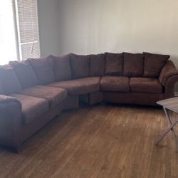 Sectional &recliner together