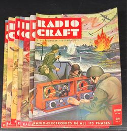 WWII Vintage RADIOCRAFT Magazines