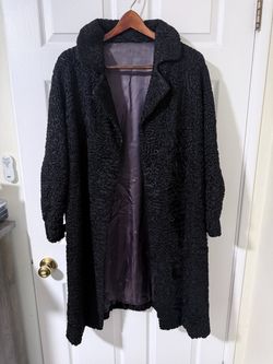 (Sweden) Vintage, 1960s, Karakul, Persian Lamb Fur — A Small Rip