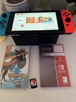 Nintendo switch with games