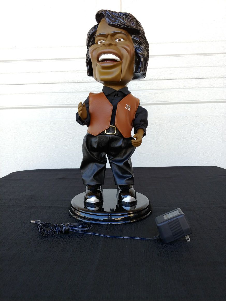 James Brown Dancing Singing 20" Doll "I Feel Good" Gemmy Industries Corp. 2001