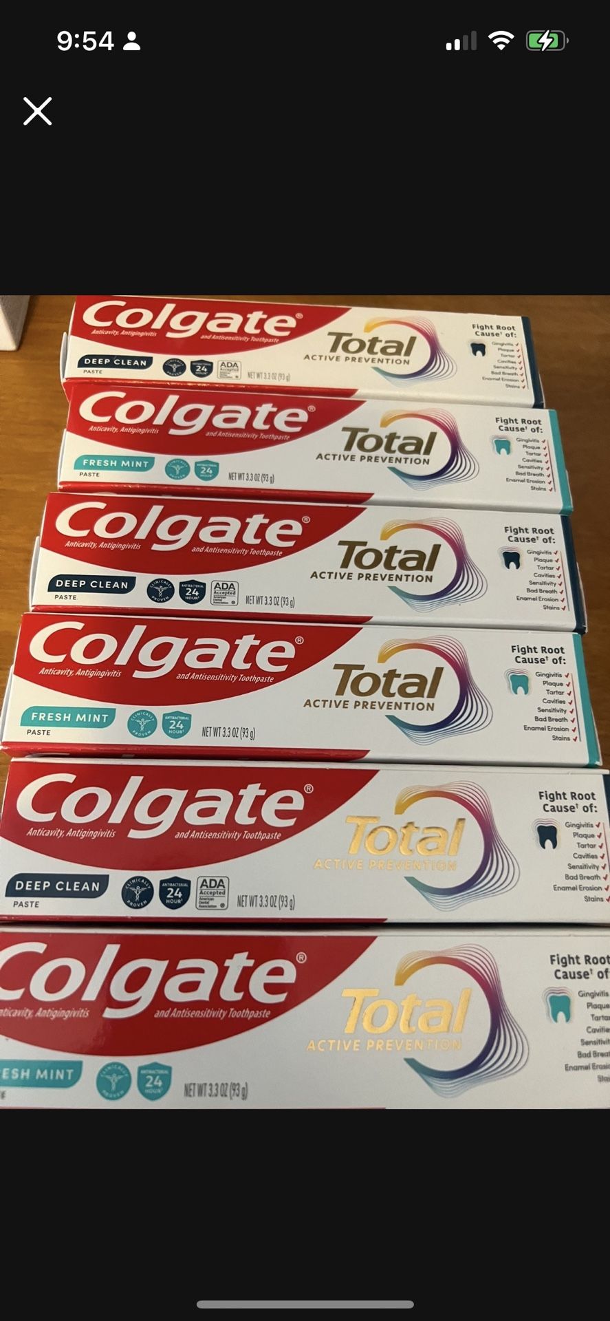 Colgate Total Or Sensitive 2/$5
