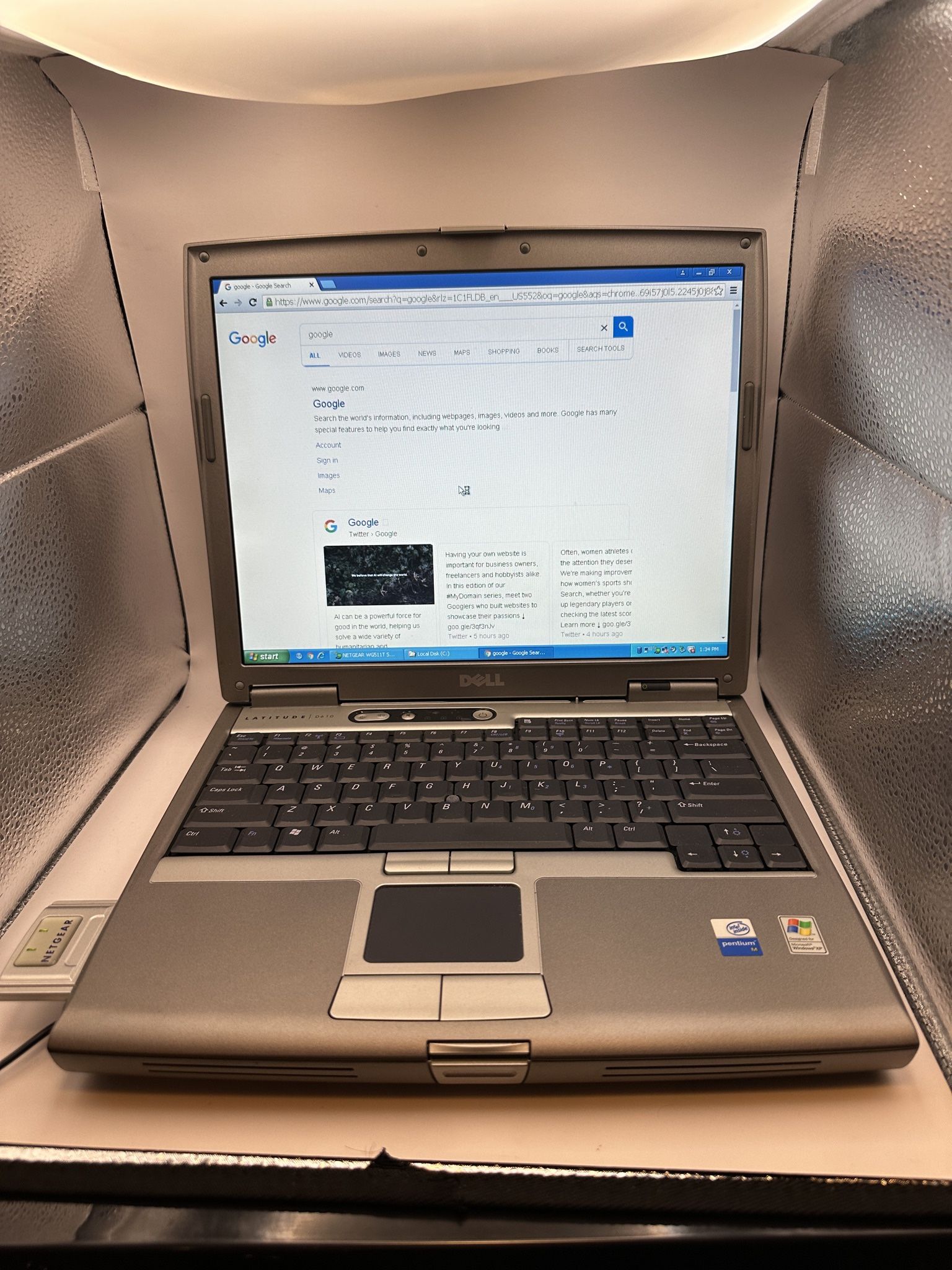Vintage Dell Latitude D610 Laptop