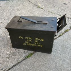 military-style storage box