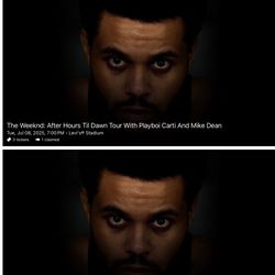 The Weeknd: After Hours Til Dawn Tour With Playboi Carti And Mike Dean Selling Sets Of 2