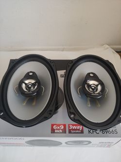 KENWOOD 1 PAIR 6×9 3 WAY 400 WATTS CAR SPEAKER