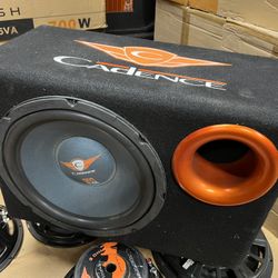 Cadence 12” Subwoofer In Ported Enclosure