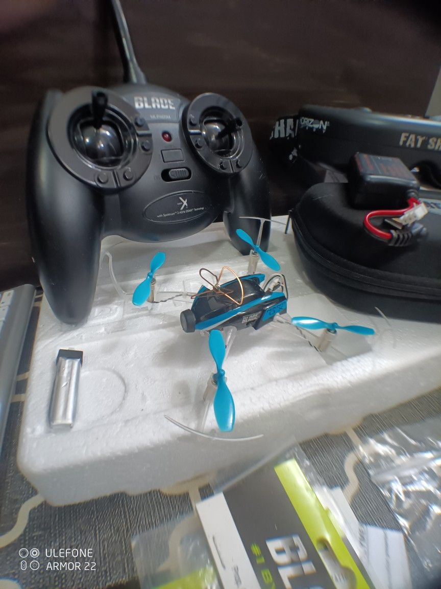 Rtf Horizon Hobbys Blade Nano Racer And Fat Shark Fpv System .