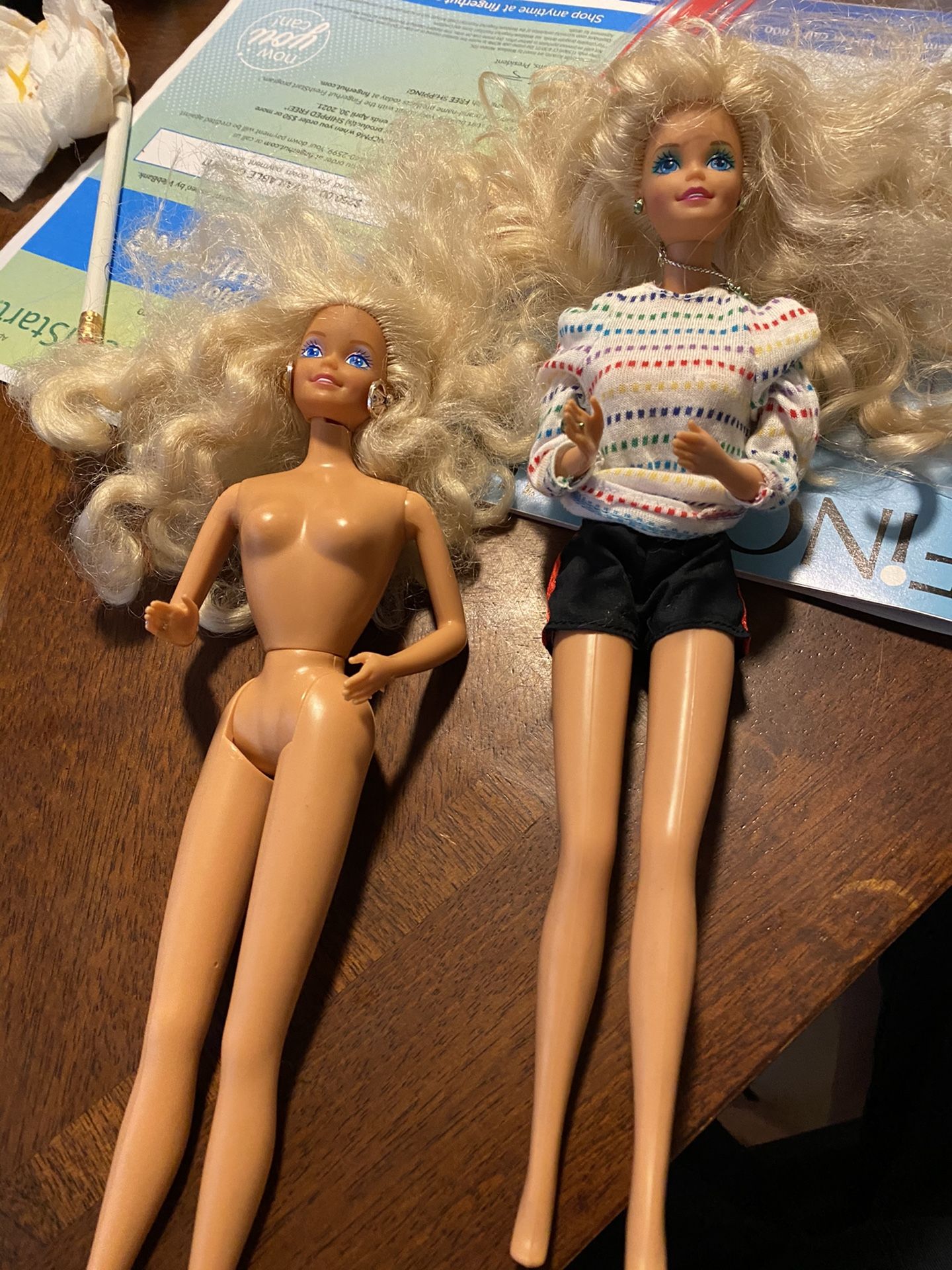 Two Odd Barbies 1966/1976