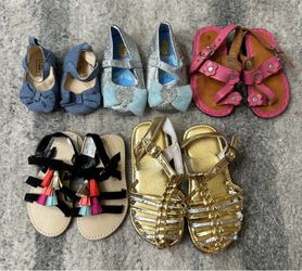 Baby girl shoes bundle of 5 shoes