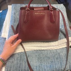 Small Maroon MK Bag
