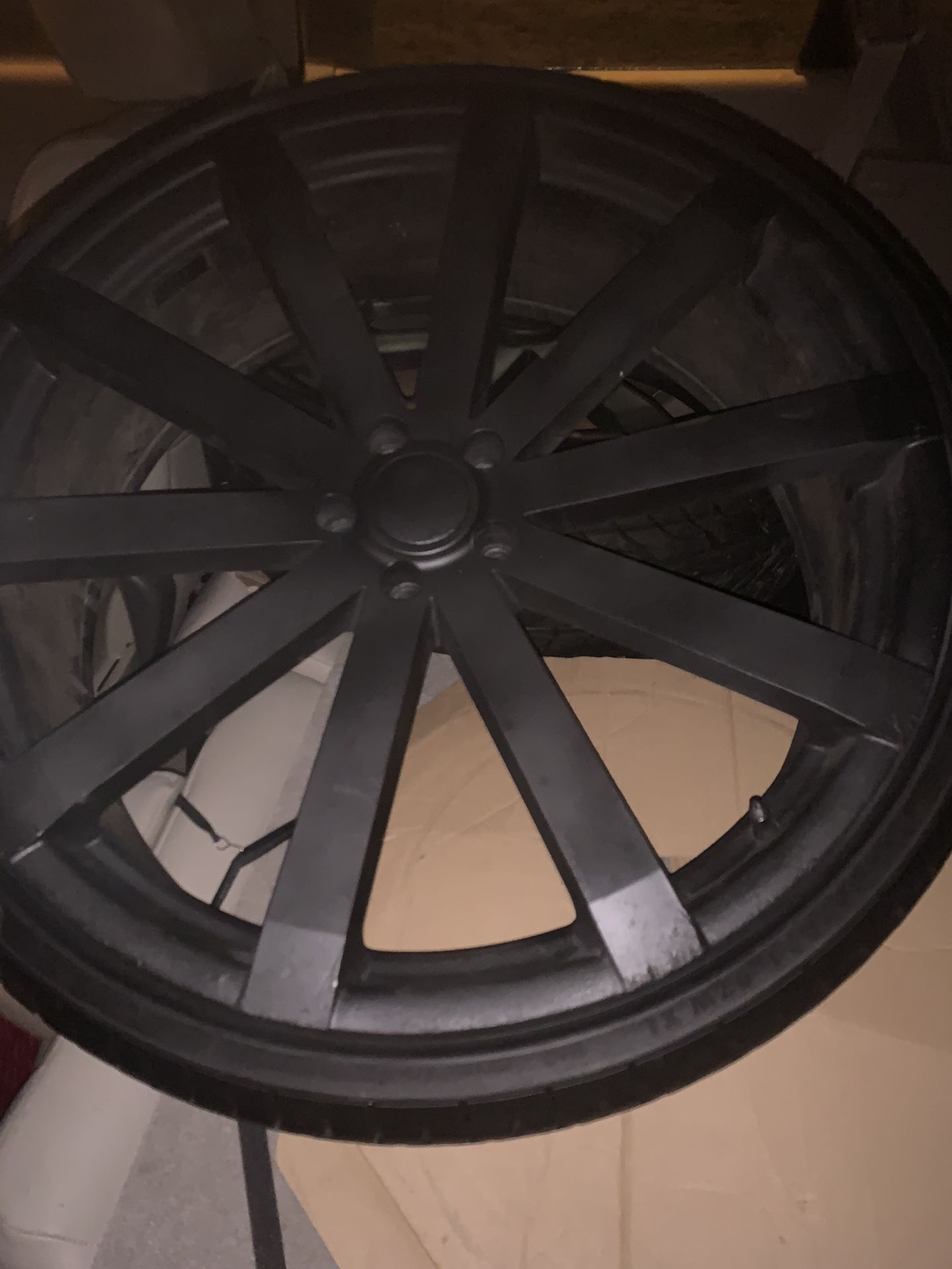 24s elure rims 255/30/24 come get them I don’t want them any more