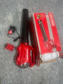 CRAFTSMAN 20-volt Leaf Blower 380-CFM 100-MPH Battery Handheld 2 Ah Battery and Charger included