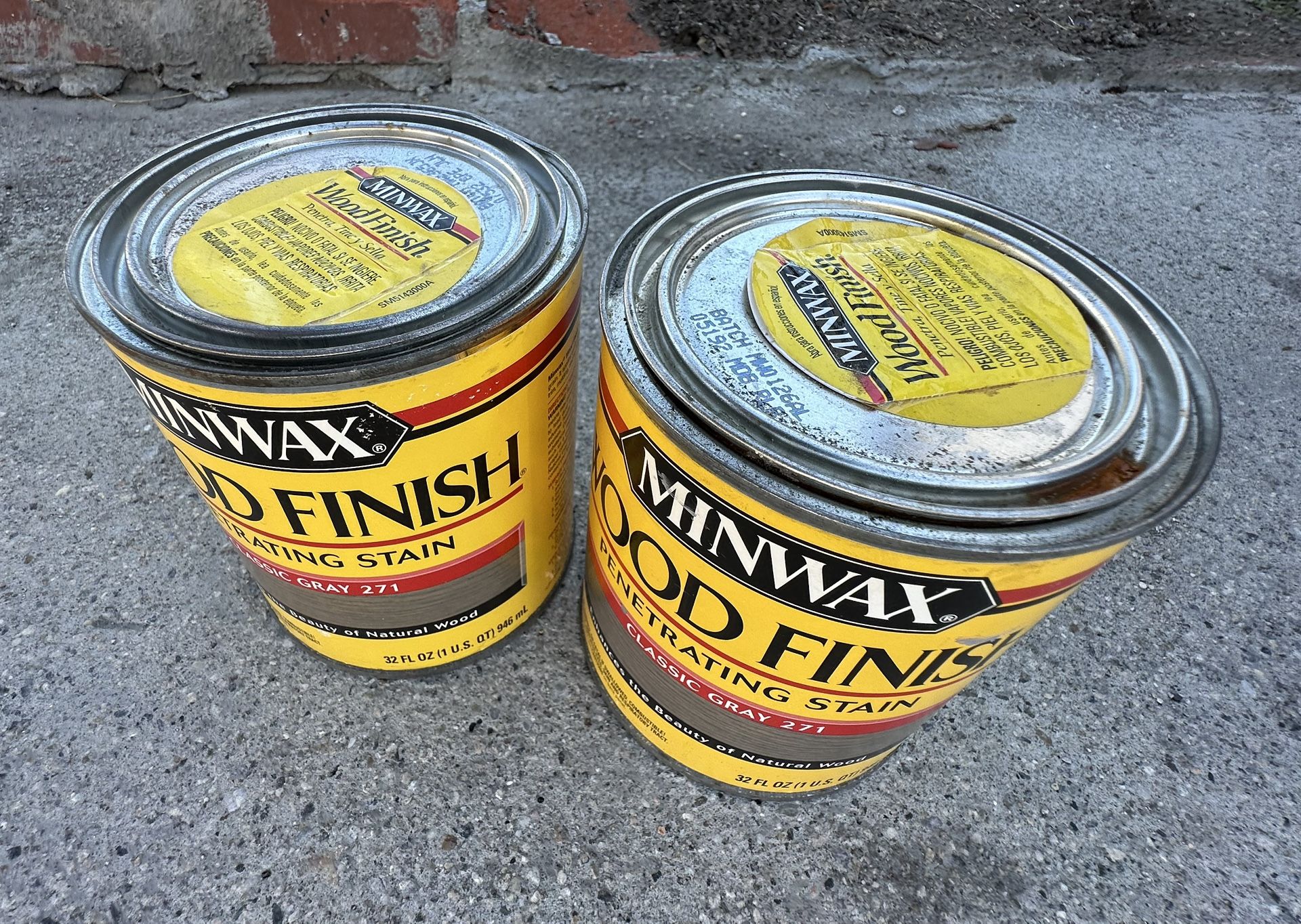 Wooden Cabinet Paints Gray Color