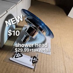 New Universal Shower Heads $29.99+tax Retail , my price only $10 each 