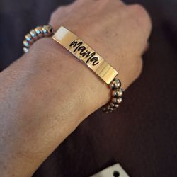 MAMA gold Tone Bracelet 