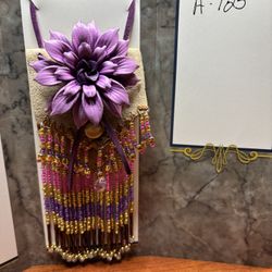 Hand Beaded Mini Bag A-125