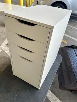 White 4-Drawer Storage Unit
