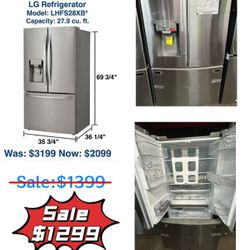 💥 LG Large Capacity Refrigerator Special Clearance