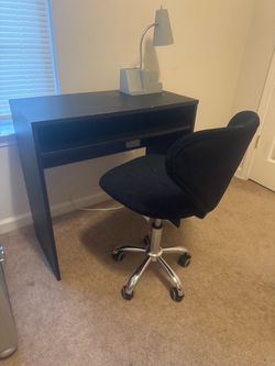Desk and chair