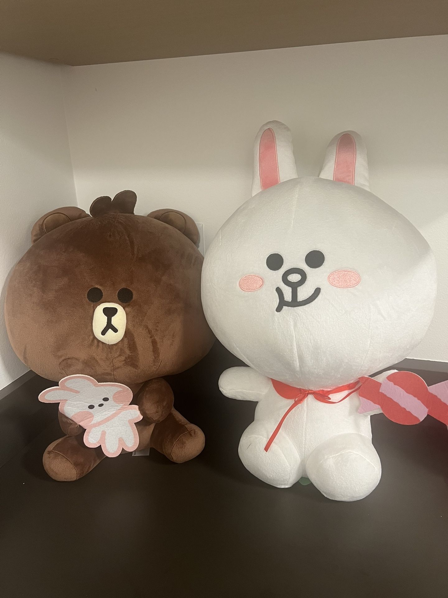 Line Friends - Coney And Brown Plushies $25 Ono