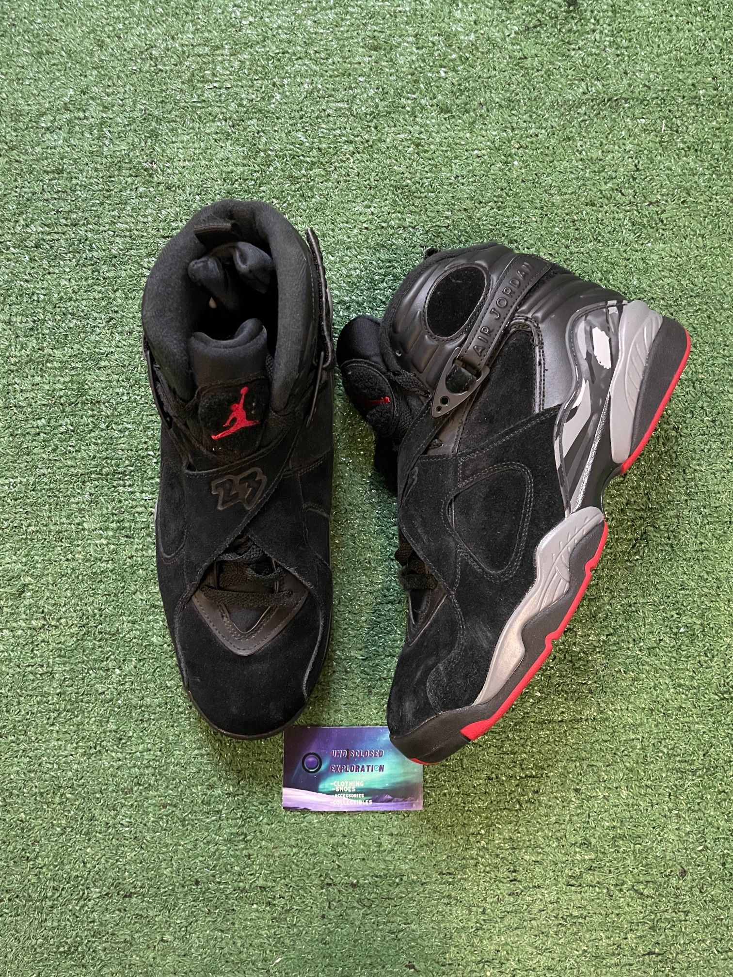Air Jordan 8 bred size 10men/11.5women