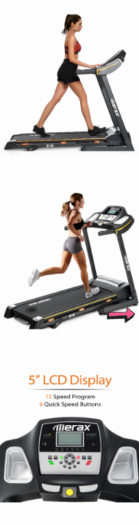 NEW Folding Electric Treadmill Motorized Walking Exercise Cardio Running Foldable Machine Hydraulic Workout Home Fitness Body Gym Jog Training *↓READ↓