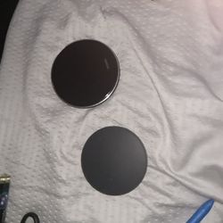 Two Wireless Charger Pads With Cords 
