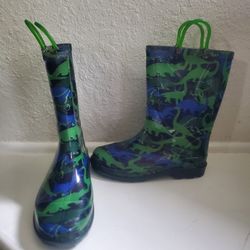 Dinosaur rain boots kid's size 13/1 unisex