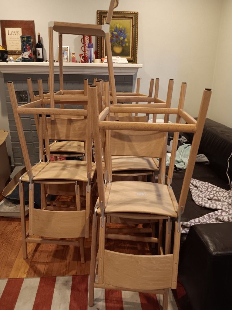 Sillas De Madera.. $ 25 Dollars Cada Una