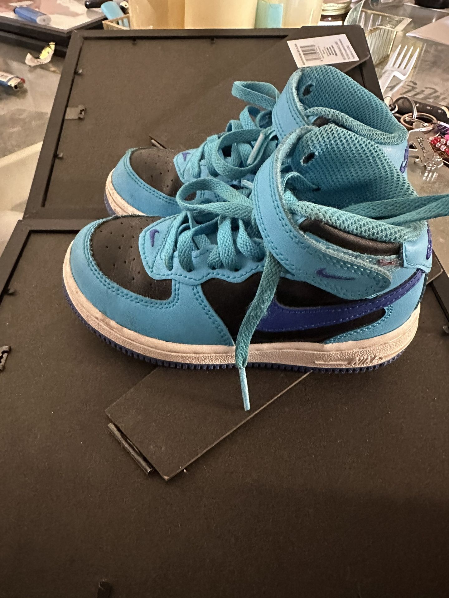 Kids Nike Force 1 Mid LE Blue