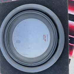 Alpine 12” sub and 600 watt amp