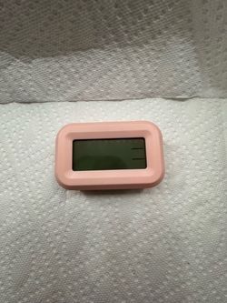 Pink Mini Digital LCD Clock