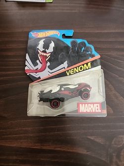 Hot Wheels Marvel Venom Character Car Toy - 1:64 Scale (BDM79)