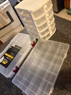 Three storage containers.