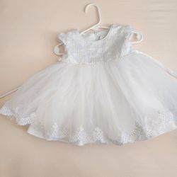 Babtism Or Christening White Dress
