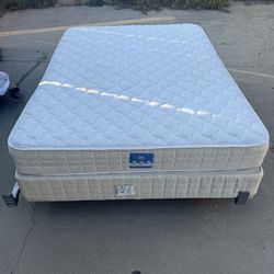 Queen Mattress + Box Spring + Frame