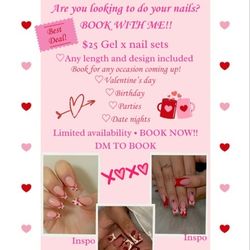 February Special! $25 Gel X Nail Sets