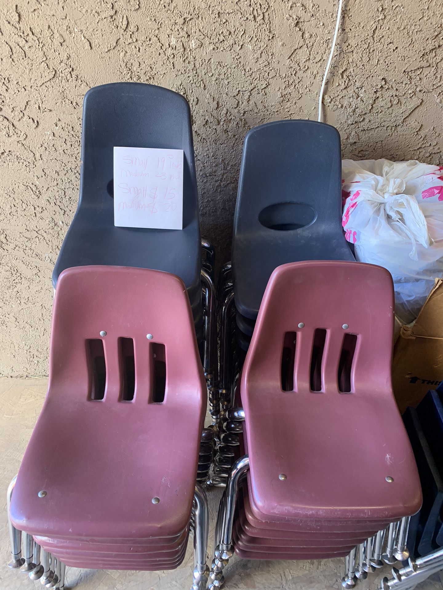 Small. Chairs. For. Kids. $15. Each