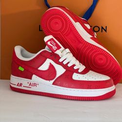 Lv Air Force One Men Off-white Sneaker 