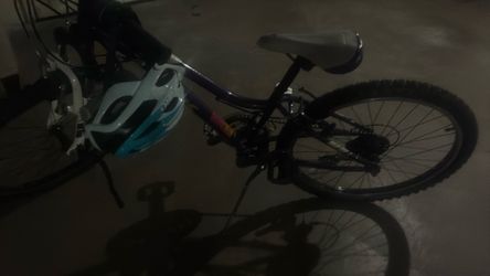 Kids bike purple