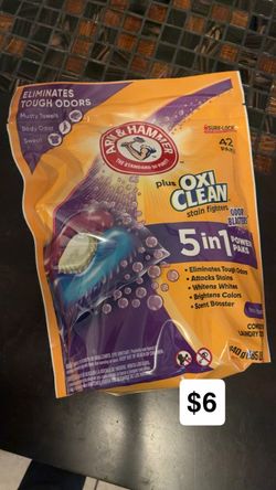 Arm & Hammer Plus OxiClean 5-in-1 Power Paks 42ct