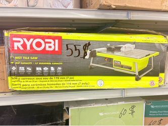7” wet tile saw