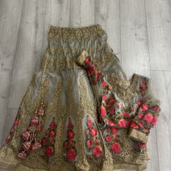 Gray Lehenga 