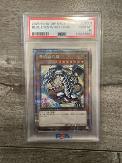 Yugioh Blue Eyes White Dragon Japanese Ukiyo-E Promo NYC1-JP001 PSA 10