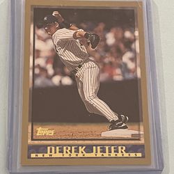 1998 Topps #160 Derek Jeter - Yankees MLB - HoF Baseball Card