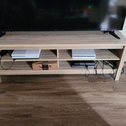 Beige Entertainment Center/TV Stand