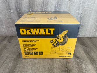 Dewalt 12” Double Bevel Compound Miter Saw DWS716