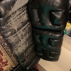 Faux Leather Sofa