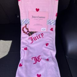 Juicy couture crown blanket couture